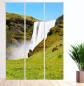 Preview: Seljalandsfoss Island, Flächenvorhang 3er Set